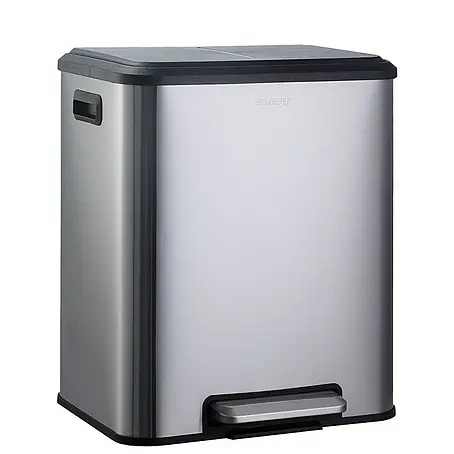 Floordirekt  Standard Mülleimer Jack 30 L Edelstahl