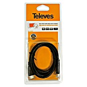 Televés Cable HDMI M-M (Negro, Largo: 1,5 m) | BAUHAUS