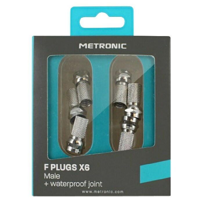 Metronic Conector F (Plateado) | BAUHAUS