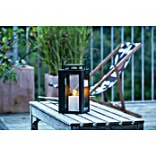 LED-Laterne Lucido (15 x 15 x 31 cm, Schwarz) | BAUHAUS