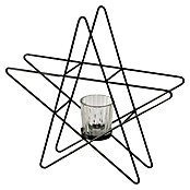 Boltze Kerzenständer Stoka (Schwarz, L x B x H: 29 x 7 x 27,5 cm) | BAUHAUS