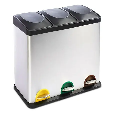 Floordirekt  Standard Mülleimer Brandon 3 x 18 L