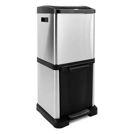 Floordirekt  Standard Mülleimer Dylan 2 Kammern 34 L
