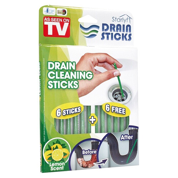 Abflussreiniger Drain Sticks (12 Stk.)