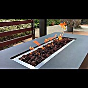 Nora Flames Brasero de gas Misti (L x An x Al: 140 x 70 x 58 cm, Acero) | BAUHAUS