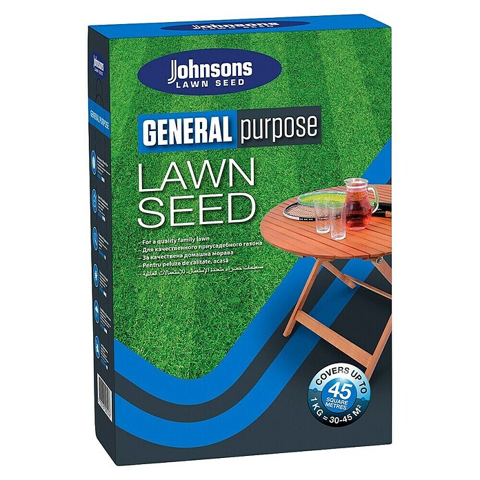 DLF Travna semena Johnsons Universal  (1 kg, 30 m² - 45 m²) | 8125 - Rasensamen Marke | IBYA - Sämereien | IBY - Sämereien | IB - Grünpflanzen/Sämereien | I - Stadtgarten | BAUHAUS