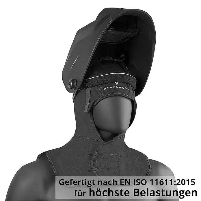 STAHLWERK Schutzhelm Schweißhaube -  - Das Schweißhelm-Set von Stahlwerk bietet optimalen Schutz und Komfort für anspruchsvolle Schweißarbeiten. Zertifiziert nach EN ISO 11611:2015.