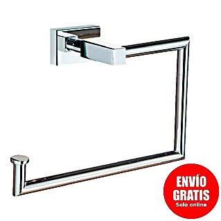 Bath Stage B-River Toallero de anilla (Ancho: 21,5 cm, Cromo, Brillante)
