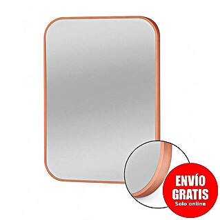 Bath Stage Espejo de pared B-957 (80 x 100 cm, Oro rosa)