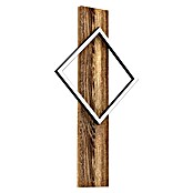 Eglo Boyal Aplique de pared LED (13 W, L x Al: 30,5 x 56 cm, Marrón, Blanco cálido) | BAUHAUS