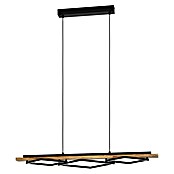 Eglo Boyal Lámpara colgante LED (29 W, L x An x Al: 110 cm x 40 mm x 110 cm, Marrón, Blanco cálido) | BAUHAUS