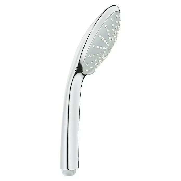 Grohe Euphoria 110 Handbrause - Anzahl Funktionen: 2 Stk., 13,5 l/min, Chrom - Eine elegante, verchromte Handbrause mit einer runden Brausefläche, die mit Noppen für ein angenehmes Duscherlebnis ausgestattet ist.
