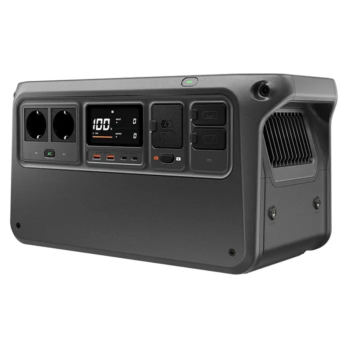 DJI Powerstation Power 1000 V2 - 1.024 Wh, Schwarz - Das tragbare Kraftwerk Power 1000 V2 ist ideal für Outdoor-Aktivitäten und Notfälle. Es bietet vielseitige Stromversorgungslösungen.