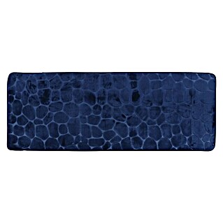 Kupaonski tepih Tendance Pebble (D x Š: 45 x 120 cm, Tamno plava)