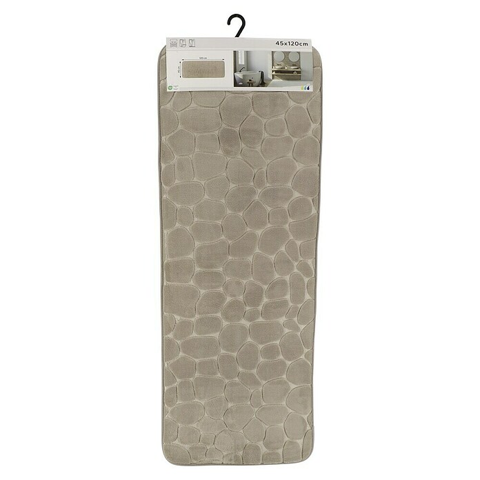Kupaonski tepih Tendance Pebble  (D x Š: 45 x 120 cm, Bež) | BAUHAUS