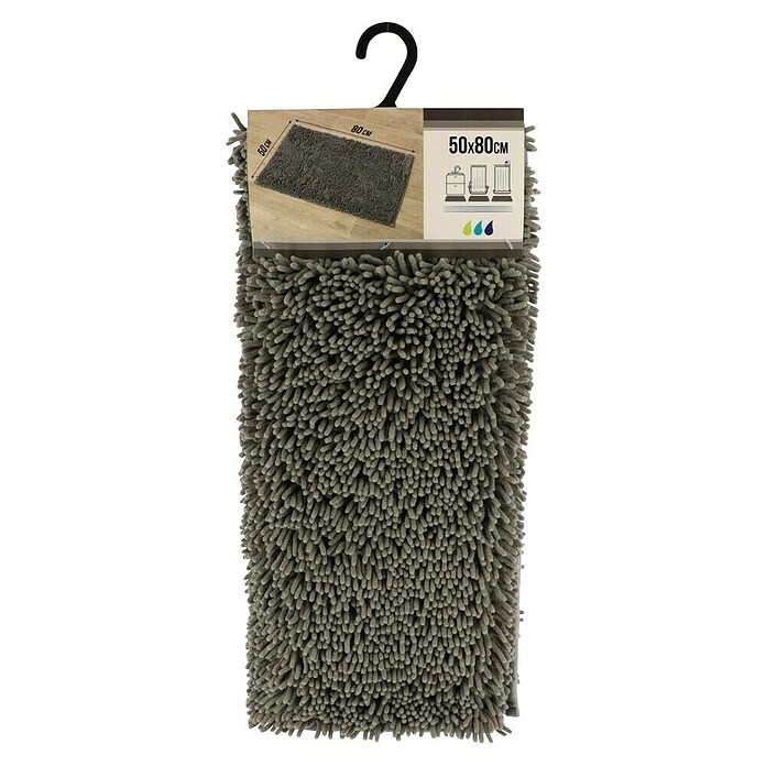 Kupaonski tepih Mikrofiber Tendence  (D x Š: 50 x 80 cm, Siva) | BAUHAUS