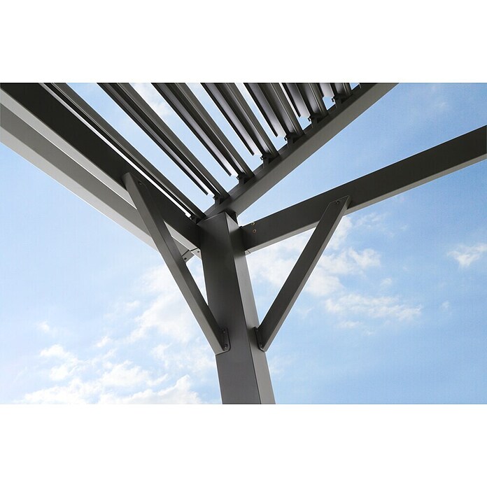 Sunfun Pavillon (L x B: 400 x 300 cm, Anthrazit)