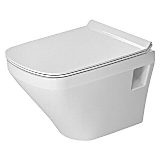 Duravit DuraStyle Wand-WC Compact (Spülrandlos, Mit antibakterieller Glasur, Spülform: Tief, WC Abgang: Waagerecht, Weiß)