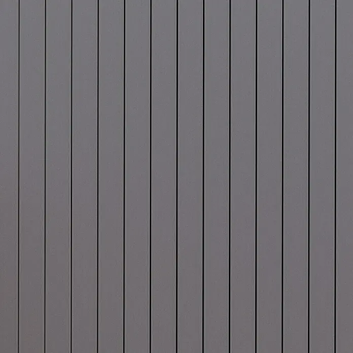 Kovalex WPC-Terrassendiele Massiv mit Struktur nach Maß - Grau, Unbehandelt, 580 x 14,5 x 2 cm - Graue Holzverkleidung für den Außenbereich. Eine stilvolle und langlebige Option für Fassaden und Terrassen.