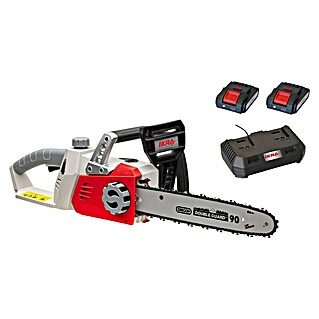 Ikra Motosierra de batería ICC 2/2035 (40 V, 2 Ah, Iones de litio, 2 baterías)