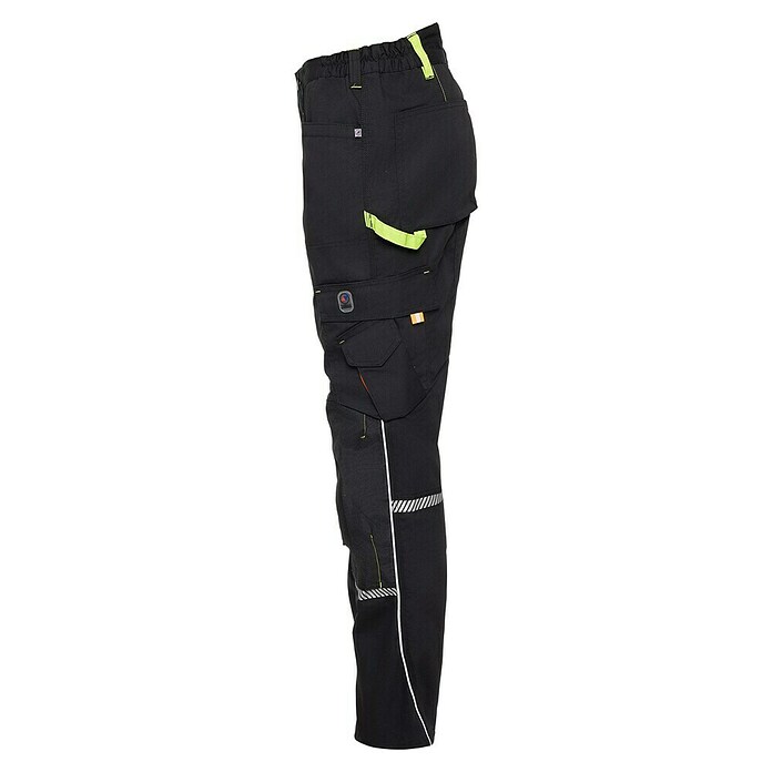 Terrax Workwear Herren-Arbeitshose (Konfektionsgröße: 48, Schwarz/Limette) | BAUHAUS