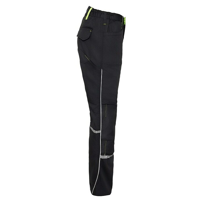 Terrax Workwear Herren-Arbeitshose (Konfektionsgröße: 48, Schwarz/Limette) | BAUHAUS