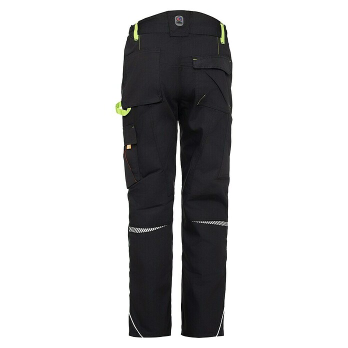 Terrax Workwear Herren-Arbeitshose (Konfektionsgröße: 48, Schwarz/Limette) | BAUHAUS