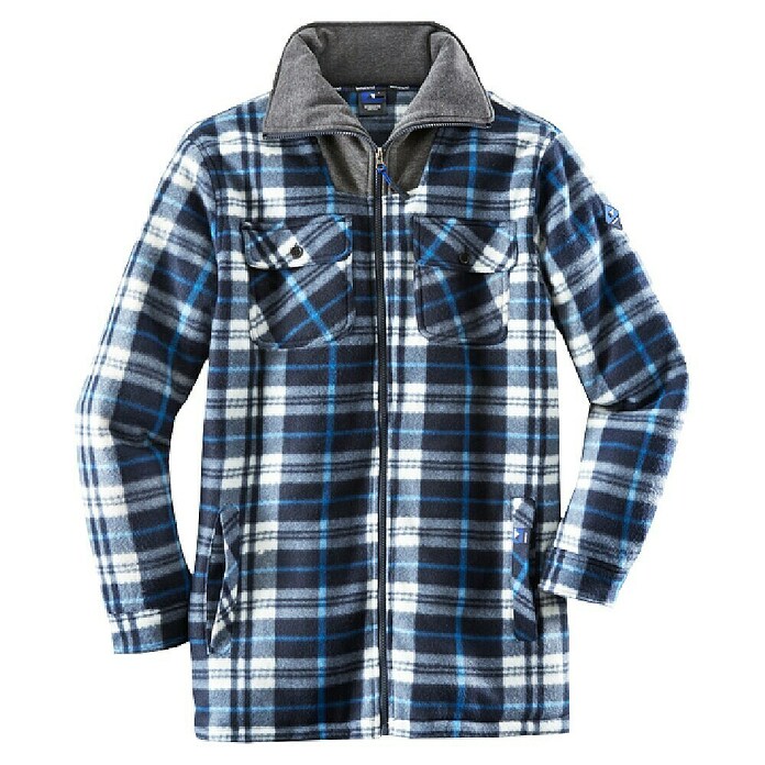 Terratrend Flanellhemd (Größe: XXXL, Anthrazit/Royalblau) | BAUHAUS