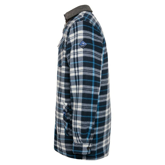 Terratrend Flanellhemd (Größe: XXXL, Anthrazit/Royalblau) | BAUHAUS