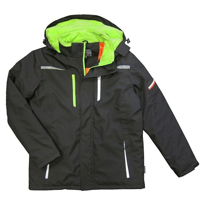 Terrax Workwear Arbeitsjacke (XL, Schwarz/Limette) | BAUHAUS