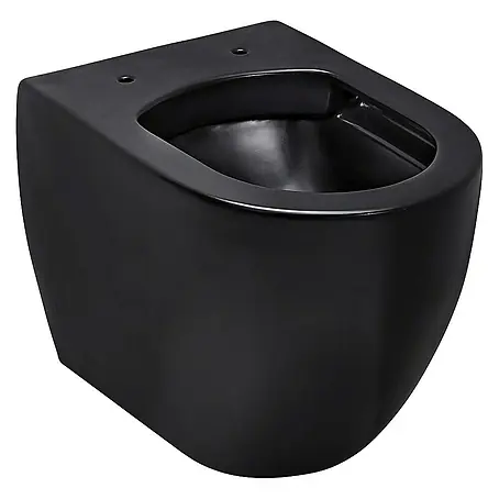 SCHÖNER WOHNEN-Kollektion  Wand-WC Hänge-WC Antus Spülrandlos Mattschwarz