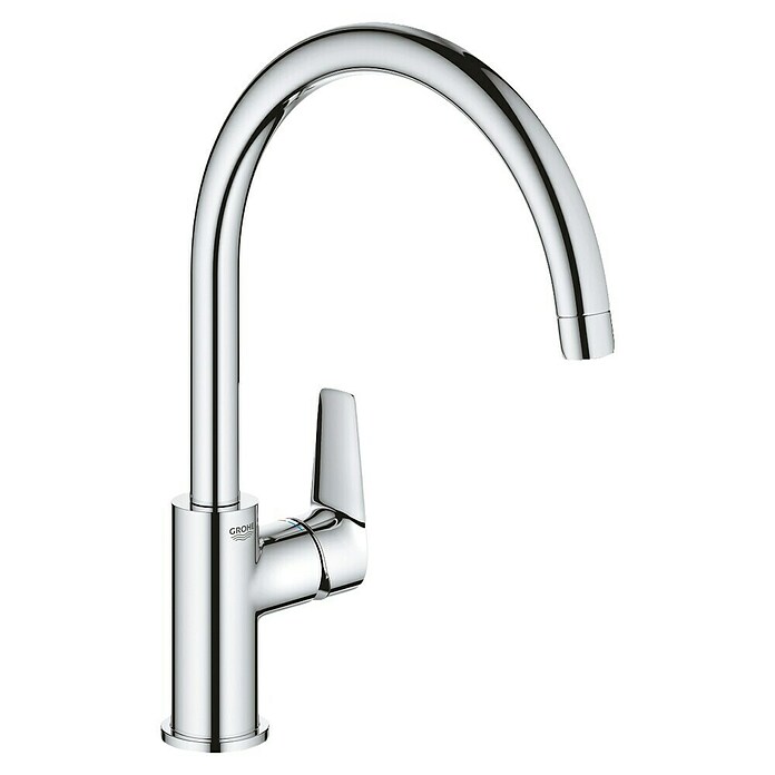 Grohe Start Edge Armatura za pomivalno korito  (Dolžina izliva: 223 mm, Vrteče, Krom, Sijaj) | Armature za pomivalno korito | Kuhinjske armature | Kuhinje | Izdelki | BAUHAUS