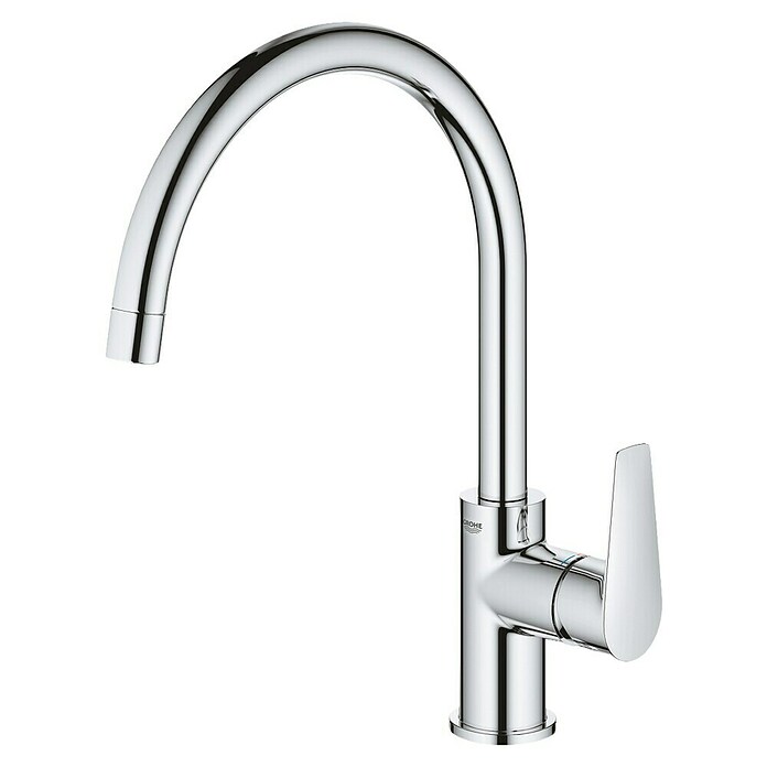 Grohe Start Edge Armatura za pomivalno korito  (Dolžina izliva: 223 mm, Vrteče, Krom, Sijaj) | Armature za pomivalno korito | Kuhinjske armature | Kuhinje | Izdelki | BAUHAUS