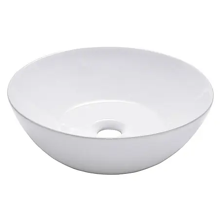 SCHÖNER WOHNEN-Kollektion  Aufsatzwaschbecken Aufsatz-Waschbecken Beco 38 cm Weiß