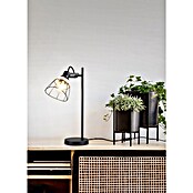 Trio Lighting Lámpara de sobremesa redonda Jerome (10 W, Ø x Al: 16 x 50 cm, Negro, E27) | BAUHAUS