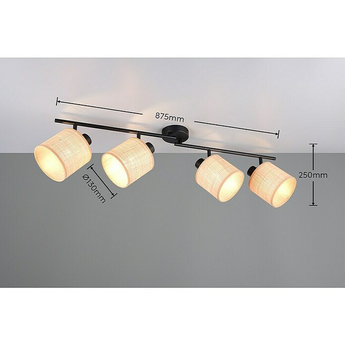 Trio Lighting Regleta Aimee (20 W, L x An x Al: 13 x 87,5 x 25 cm, Beige, E14) | BAUHAUS