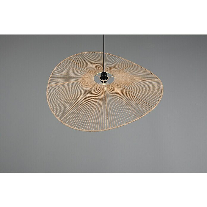 Trio Lighting Lámpara colgante redonda Laurine (40 W, Ø x Al: 78 x 150 cm, Marrón, E27) | BAUHAUS