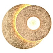 Reality Leuchten Okrugla zidna svjetiljka Leano  (Ø x V: 18 x 7,5 cm, Zlatna) | BAUHAUS