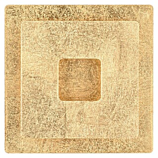 Reality Leuchten Zidna LED svjetiljka Leano (D x Š x V: 7,2 x 18 x 18 cm, Zlatna, Topla bijela)