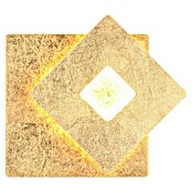 Reality Leuchten Zidna LED svjetiljka Leano  (D x Š x V: 7,2 x 18 x 18 cm, Zlatna, Topla bijela) | BAUHAUS