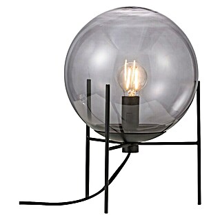 Nordlux Alton Tafellamp (Zwart, Rookglas, E14, Ø x h: 20 x 39 cm)