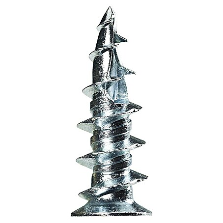 Cobra Gipskartondübel Walldriller (Durchmesser: 3,5 mm, Belastbarkeit: 28 kg, 12 Stk., Selbstschneidendes Gewinde, Zink)