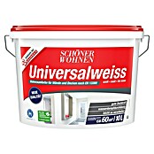 SCHÖNER WOHNEN-Farbe Wandfarbe Universalweiß (Weiß, Matt, 10 l, Konservierungsmittelfrei) | BAUHAUS