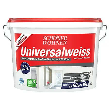 SCHÖNER WOHNEN-Farbe  Wandfarbe Universalweiß
