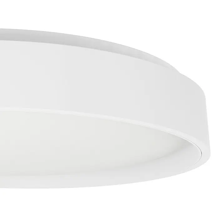 Eglo connect.z LED-Deckenleuchte rund Massignano-Z - 22 W, Ø x H: 15,75 x 2,56 cm, Weiß, RGBW - Deckenleuchte in Weiß. Die minimalistische Leuchte erhellt jeden Raum mit ihrem sanften Licht und dem schlichten, modernen Design.