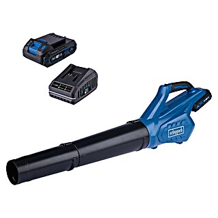 Scheppach IXES 20V Akku-Laubbläser C-BL700-X Set S (20 V, 1 Akku, 2 Ah, Blasgeschwindigkeit: 32 m/s - 155 km/h, Blasleistung: 516 m³/h)