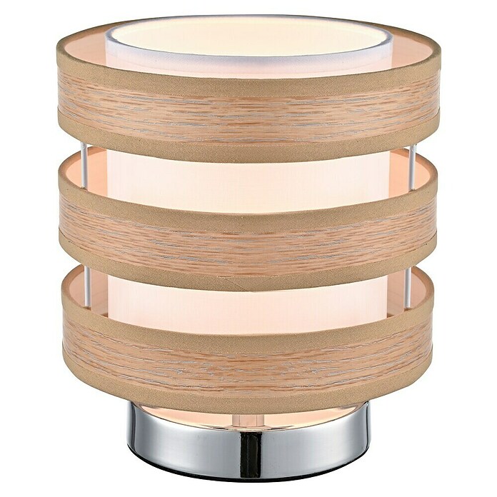 Tween Light Piano Lámpara de sobremesa redonda (40 W, Ø x Al: 20 x 18 cm, Beige, E27) | BAUHAUS