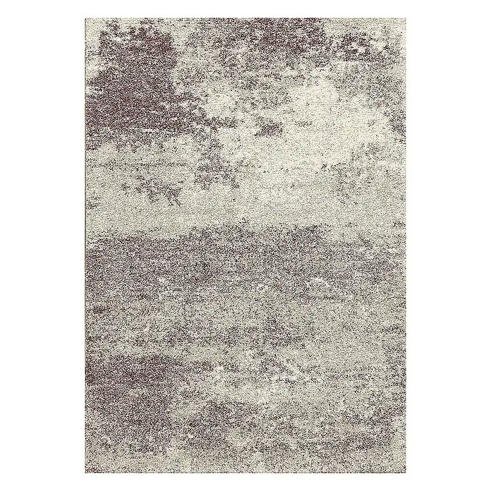 Dekoria Flachgewebeteppich - bordeaux, grau, 170 x 120 cm - Bild eines modernen Teppichs mit abstraktem Muster in Braun- und Beigetönen, ideal für ein stilvolles Zuhause.
