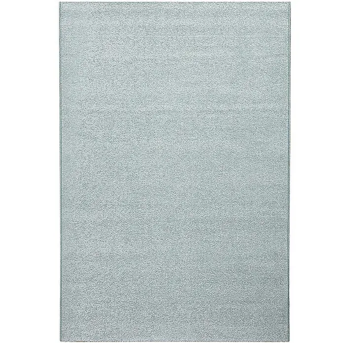 Dekoria Flachgewebeteppich - blau, 170 x 120 cm - Nahaufnahme eines rechteckigen, einfarbigen hellblauen Teppichs mit subtiler Textur, ideal für moderne Wohnräume.