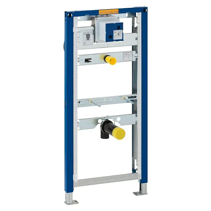 Geberit Duofix Urinal-Montageelement 111.616.00.2 - 1-Mengen-Spülung, 7 x 50 x 112 cm - Vorwandelement für WC mit Betätigungsplatte, Spülkasten und Anschlusszubehör für eine einfache Installation.